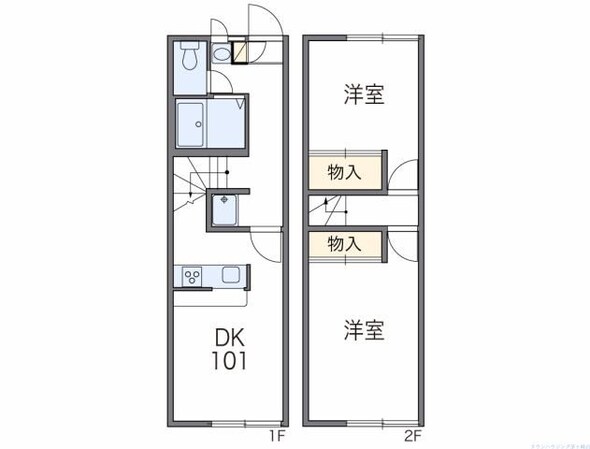 レオパレス湘南Ｂの物件間取画像